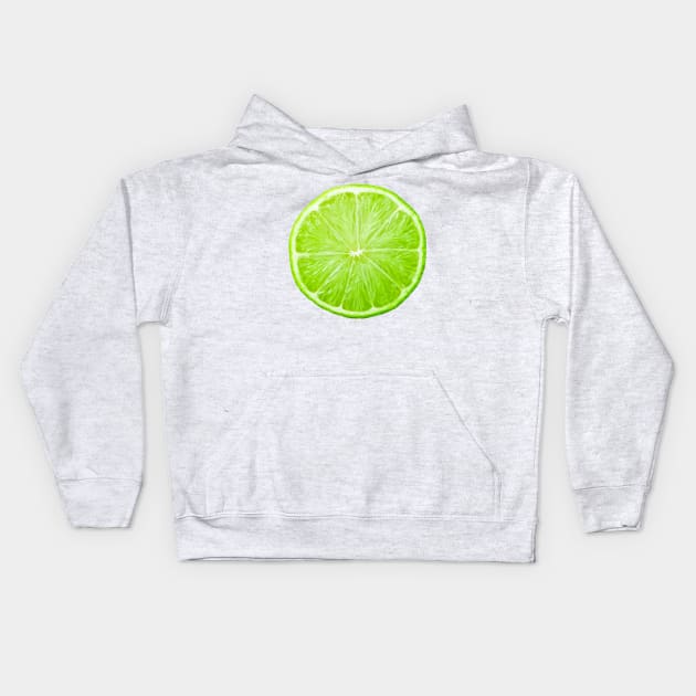 LOVE LIME Kids Hoodie by SKY13theartist